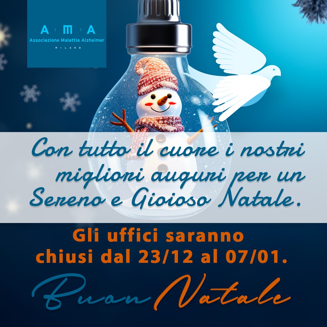 NEWS 11 AUGURI DI NATALE DA A.M.A. MILANO!